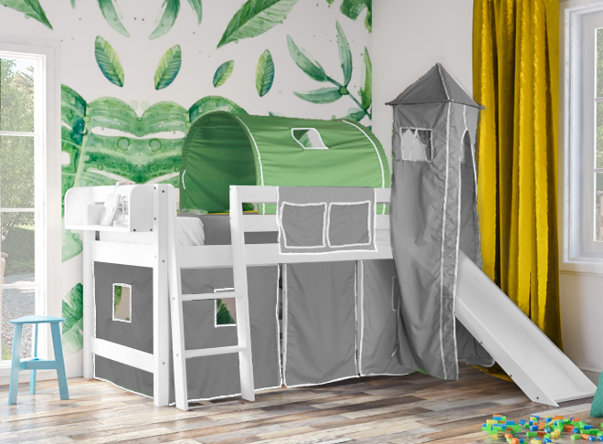 Τούνελ-για-παιδικό-κρεβάτι-πράσινο
